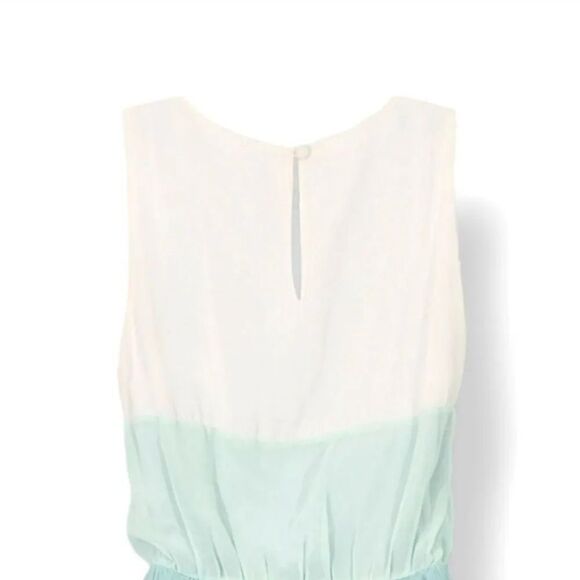 Lush Micro Pleated Tulle Mini Dress in Mint Green/Ivory Size Small - Picture 5 of 8